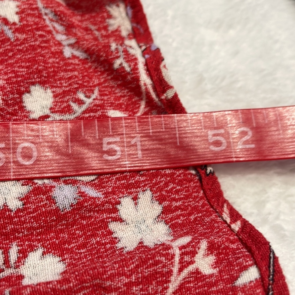 Sanctuary Red & White Floral Sleeveless Maxi Dress- 100% Rayon - Picture 9 of 9